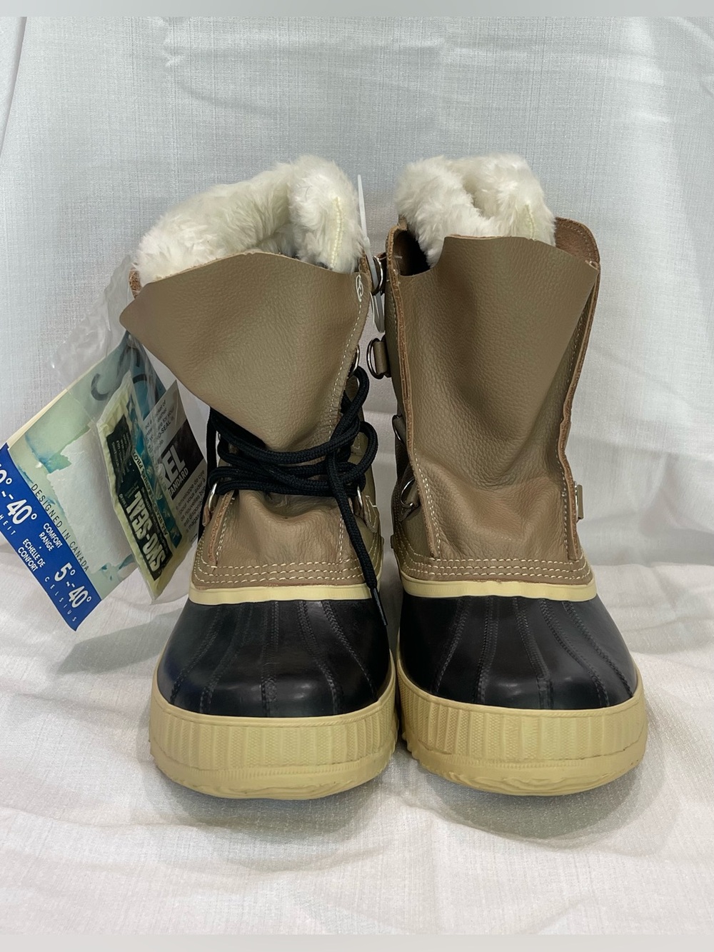 Vintage Men’s Sorel Manitou KAUFMAN QUALITY Snow Boots Made in Canada. S10 NWT